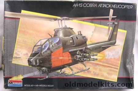 Monogram 1/48 AH-1S Cobra Attack Helicopter, 5444 plastic model kit